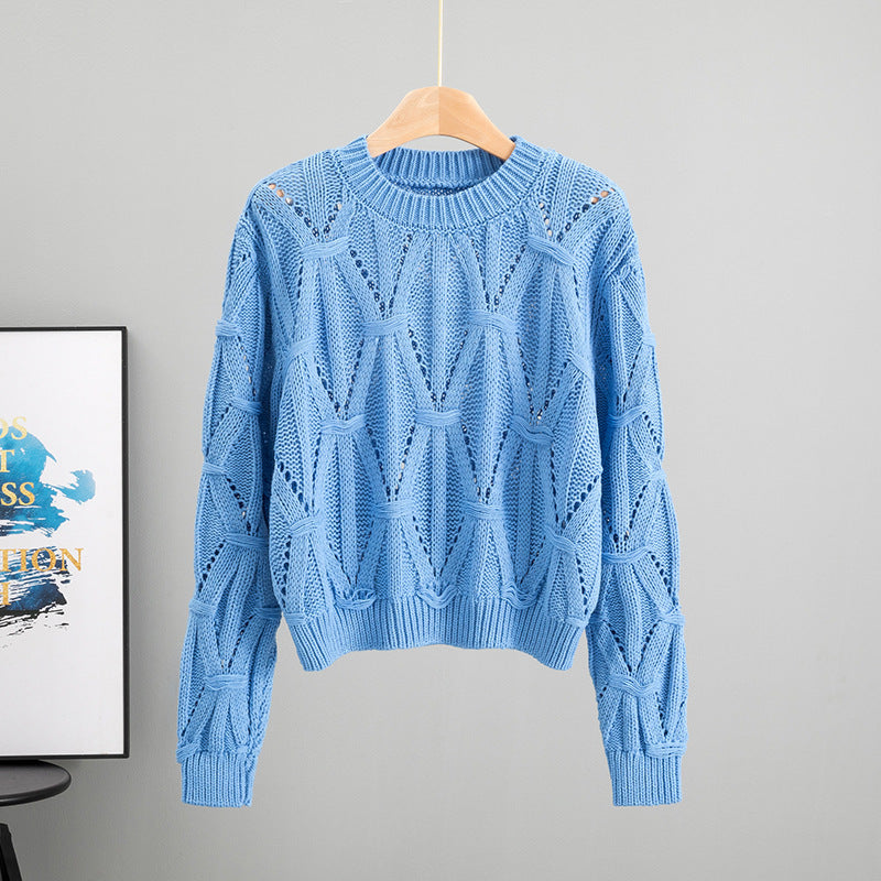 Thickened Korean Style Twist Thread Thermal Sweater