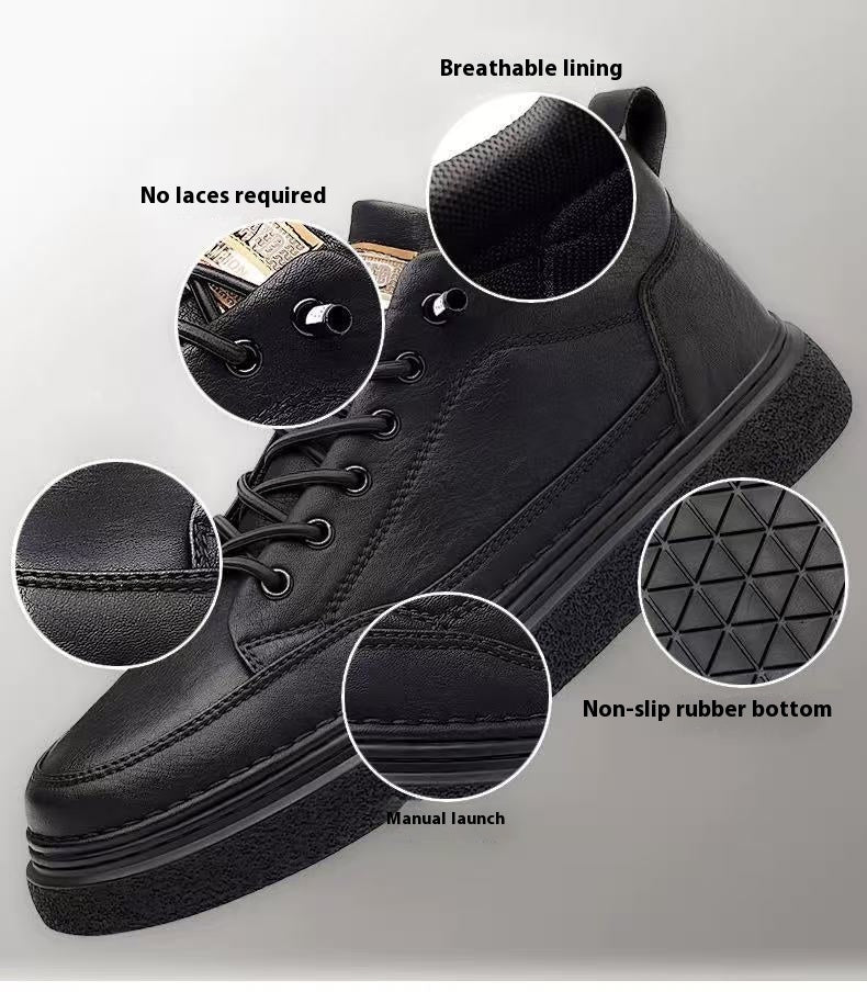 Men's All-match Black Sports Casual Shoes