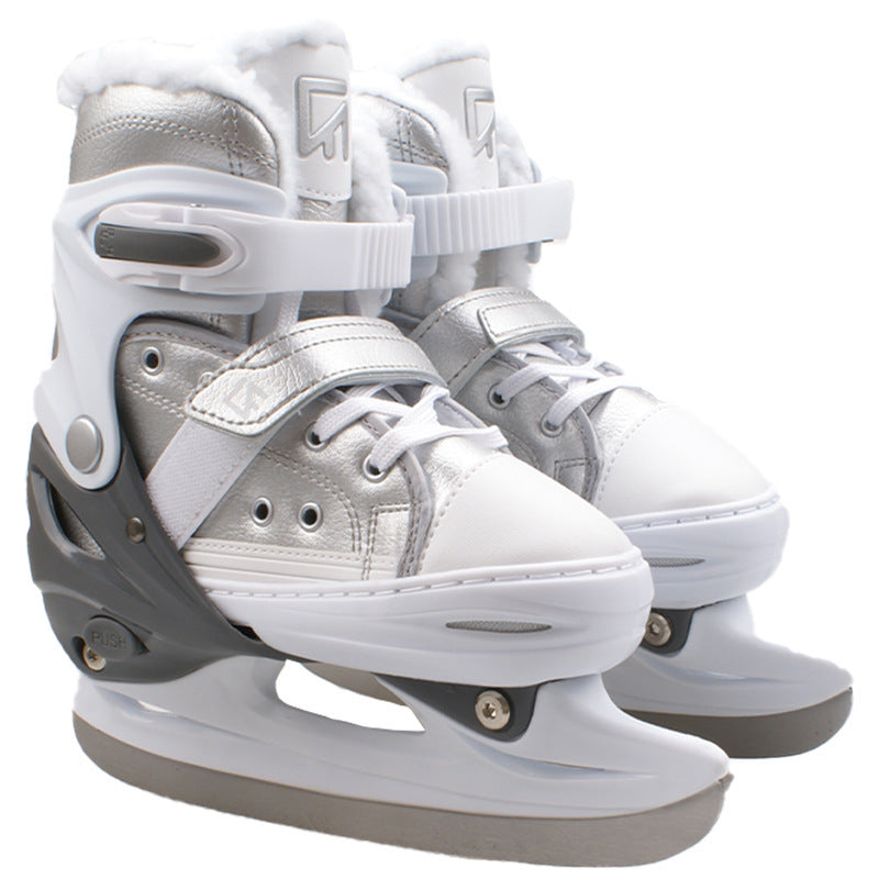 Men And Women Same Style All-matching Simple Warm Ice Skates