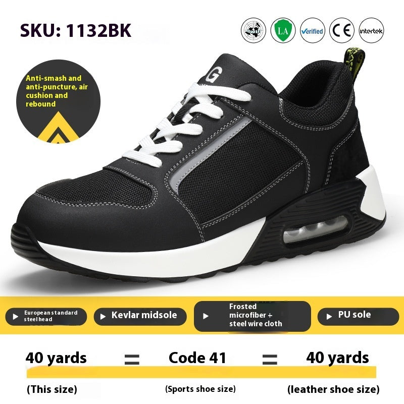 Labor Protection Shoes Men's Attack Shield And Anti-stab Summer