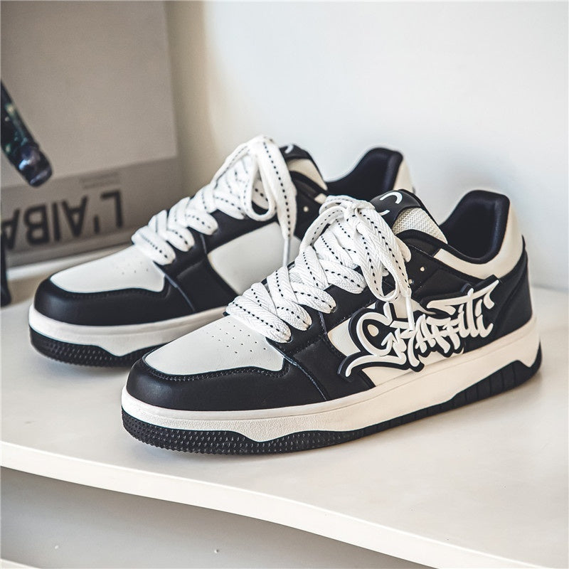 Men's Versatile Sports Thick Soled Wear-resistant Flat Shoes