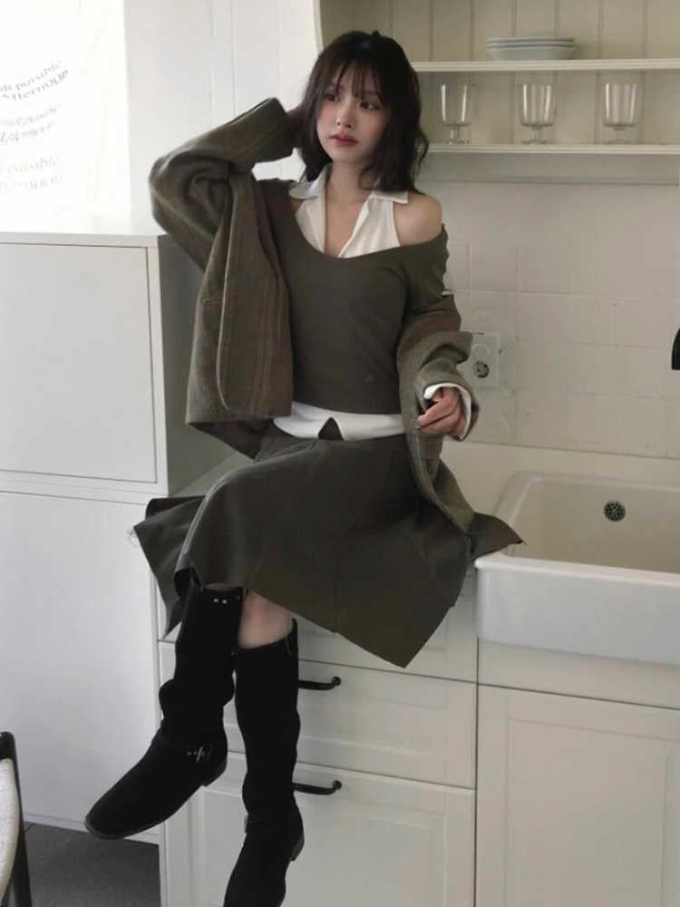 Slim-fit And Slim Hot Girl Bottoming Shirt