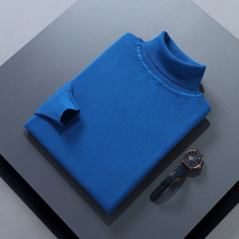 Men Cashmere Sweater Autumn Winter Soft Warm Jersey Jumper Pull Homme Hiver Pullover turtleneck Knitted Sweaters