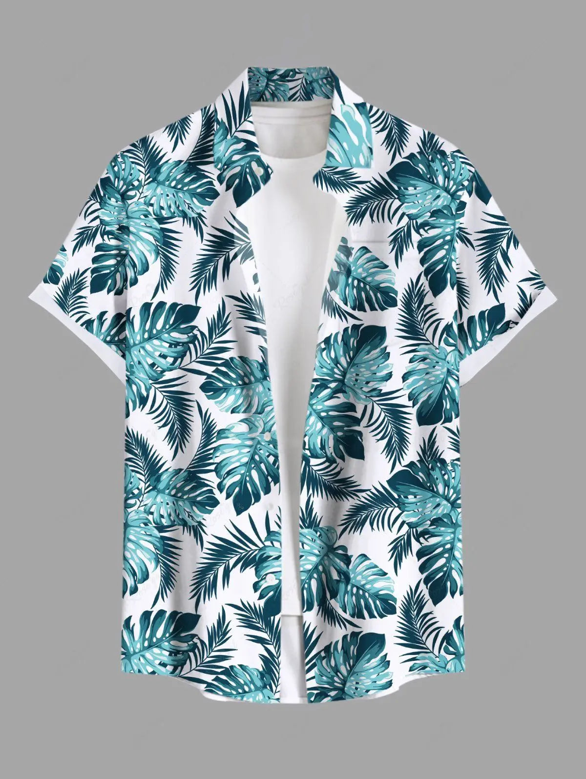 Summer Plus Size Men's Shirts 3D Print Hawaiian Shirts Button Up Beach Vacation Shirts Short Sleeve Shirt Casual Shirts For Men