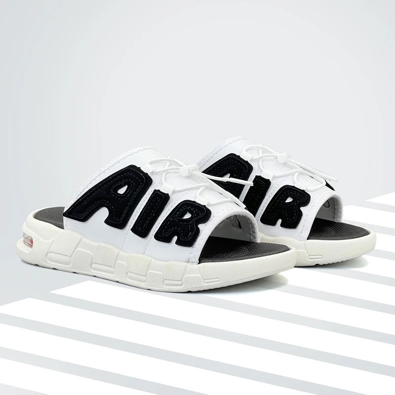 Men's Sport Slippers Summer Sandals Thick Sole Beach Flip-flops Flats Outdoor Breathable Sneaker Size 40-49 Big Fat