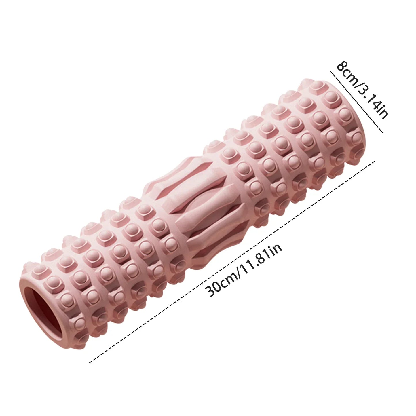 30cm Yoga Column Gym Fitness Pilates Foam Roller Exercise Back Massage Roller Yoga Brick in Legs & Arms Home Fitness Equipment