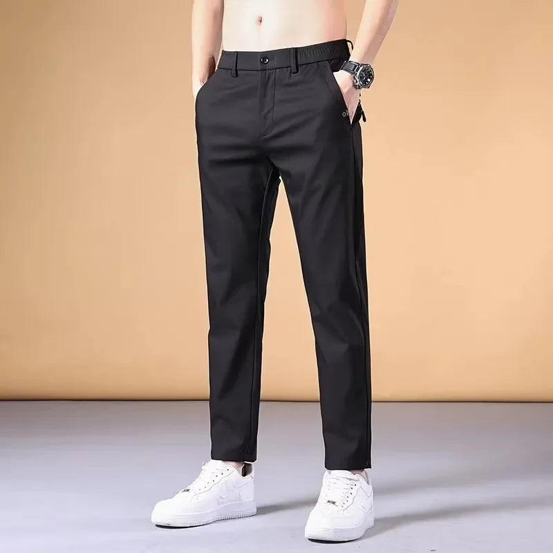 Fashion Men's Pants Summer Suit Pants Casual Korean Men's Pants Joggers Men Streetwear Casual Sports