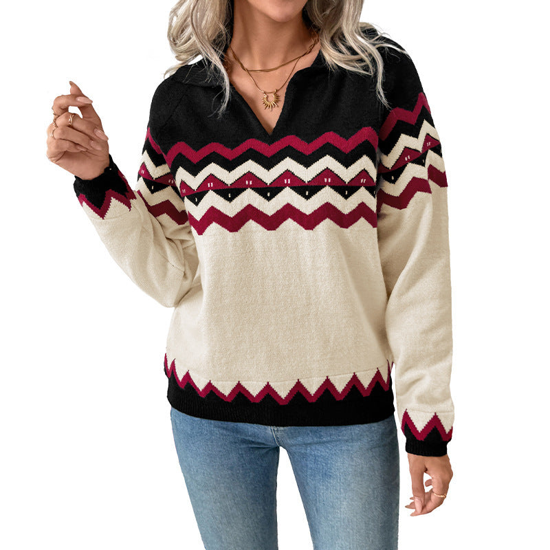 Christmas Atmosphere Pullover Women's Long Sleeve