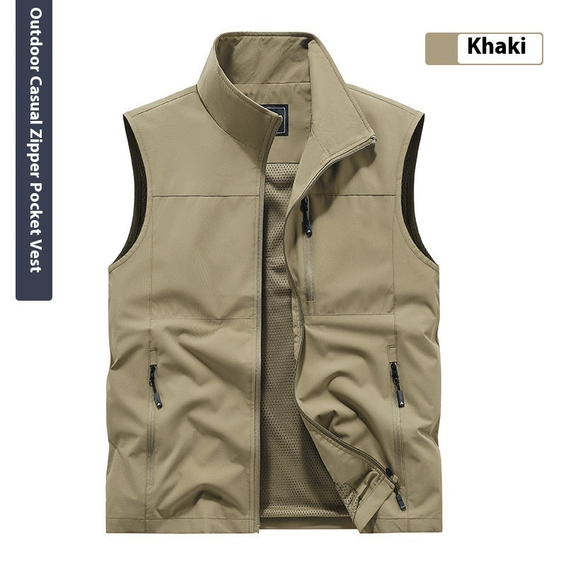 Outdoor Quick-drying Multi-pocket Vest