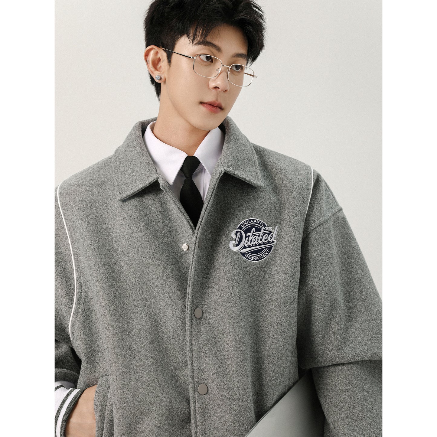 Fashion Casual Patchwork Vintage Men's Jacket