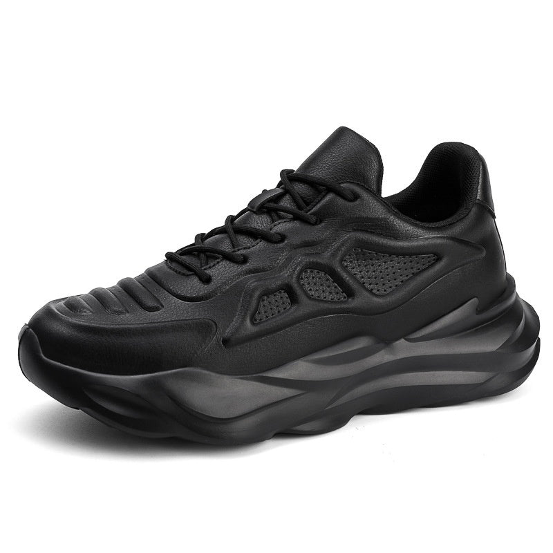 Summer New Invisible Height-increasing Shoes Men's 8CM Breathable Clunky Sneakers