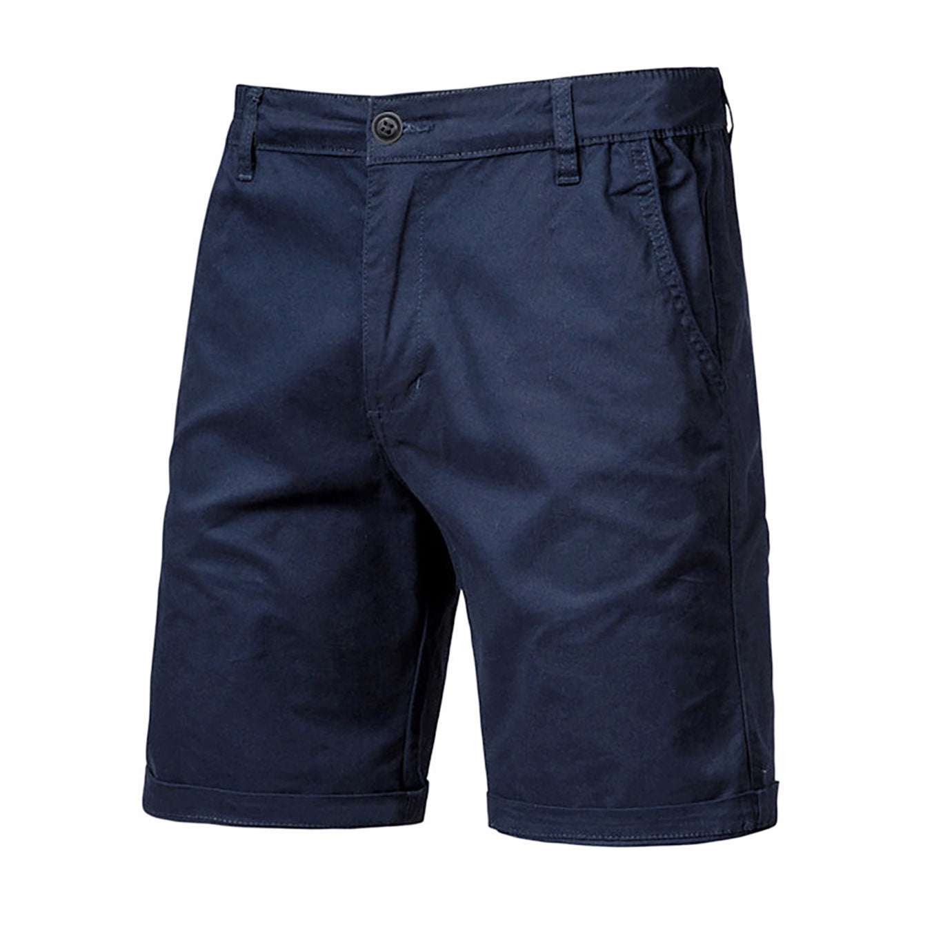Men's Casual Straight-leg Loose Cargo Suit Shorts