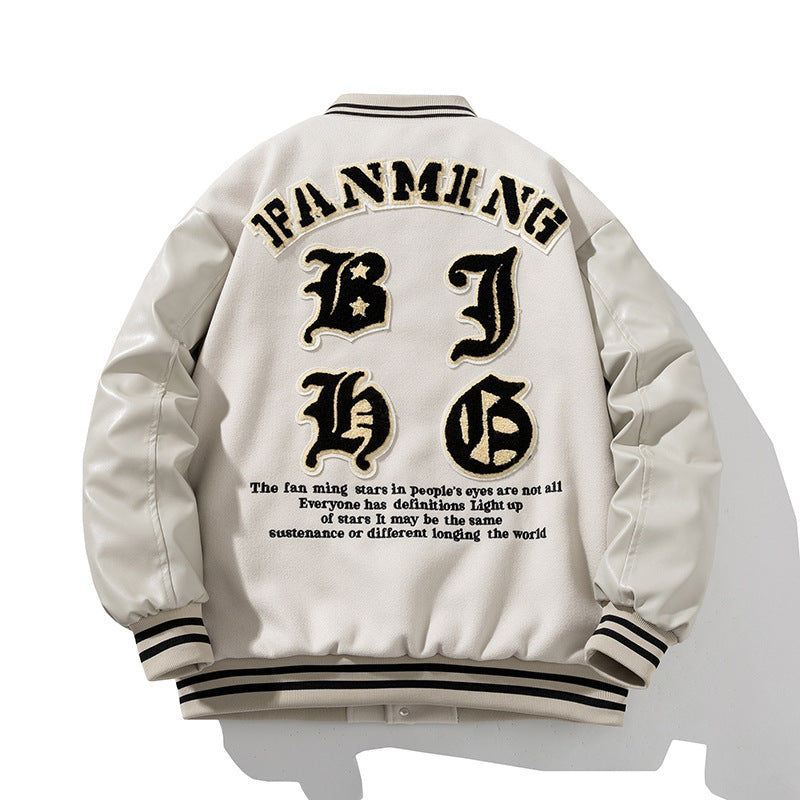 Autumn And Winter Bomber Jacket Cotton Padded Thickened Cotton-padded Coat