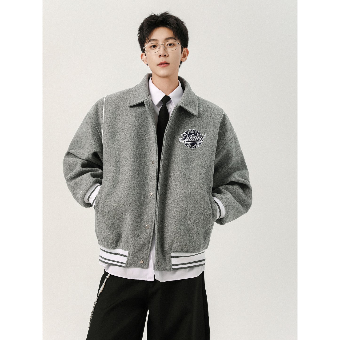 Fashion Casual Patchwork Vintage Men's Jacket