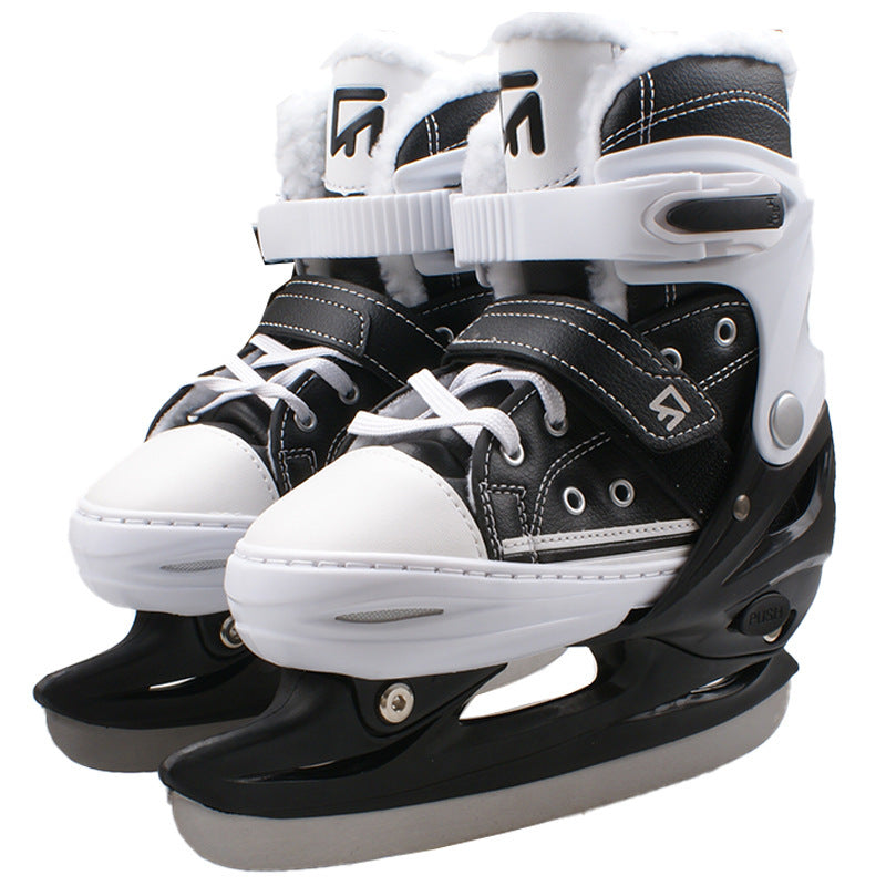 Men And Women Same Style All-matching Simple Warm Ice Skates