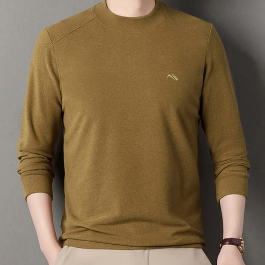 Crew Neck Casual Loose Long Sleeve Men's T-shirt