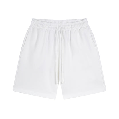 Washed Bi Pattern Dyed Vintage Terry Men's Sports Pure Cotton Shorts