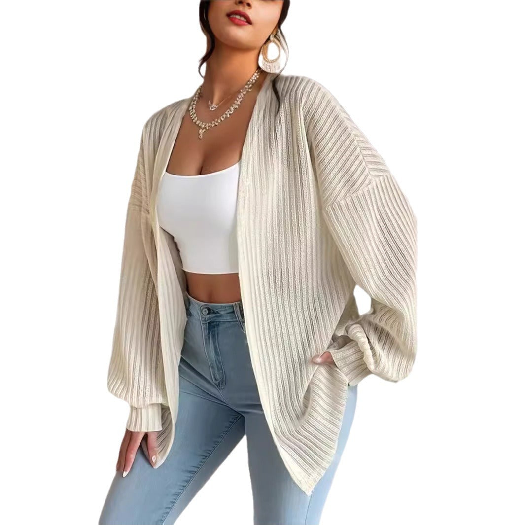 European And American Style Women Top Knitted Cardigan Autumn