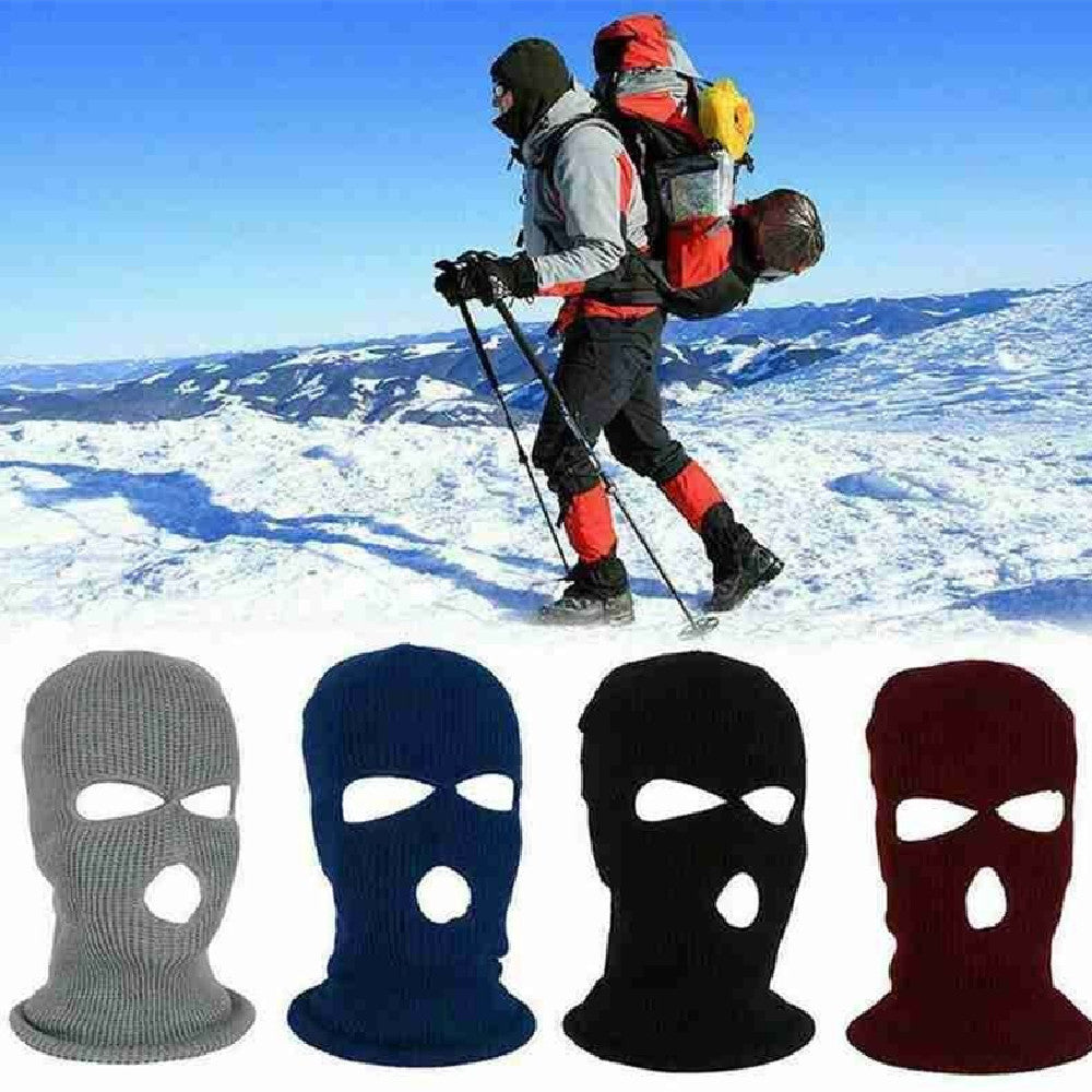 Solid Color Outdoor Cycling Warm Pullover Cap