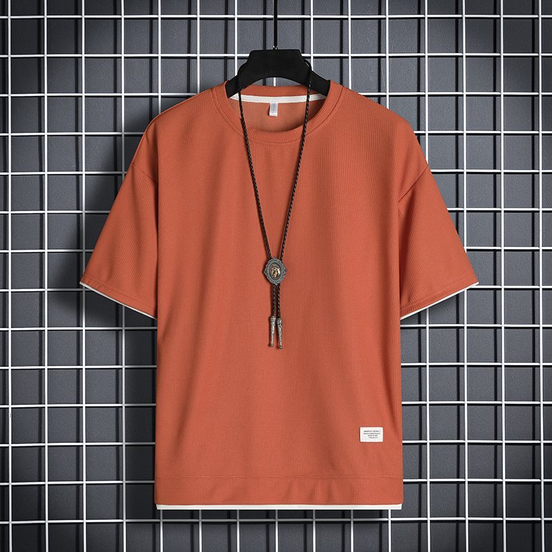 Half Sleeve Trendy All-matching Top