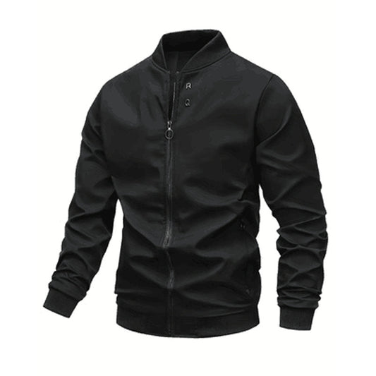 Men's Fashion Baseball Uniform Stand-up Collar Casual Jacket