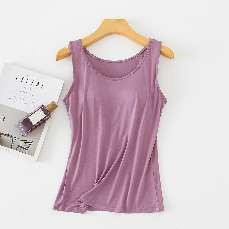 Fashion Personality Padded Strap Vest For Women