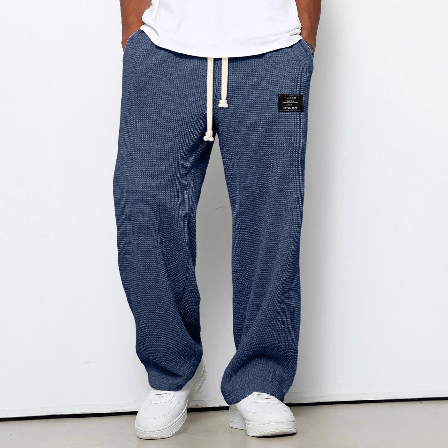 Men's Spring And Autumn Fashion Brand Loose Drooping Straight Exercise Casual Pants