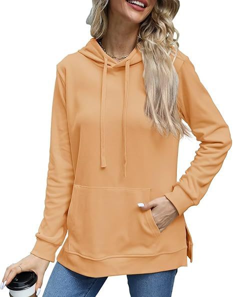 Casual Long Sleeve Sweatshirt Top With Pockets