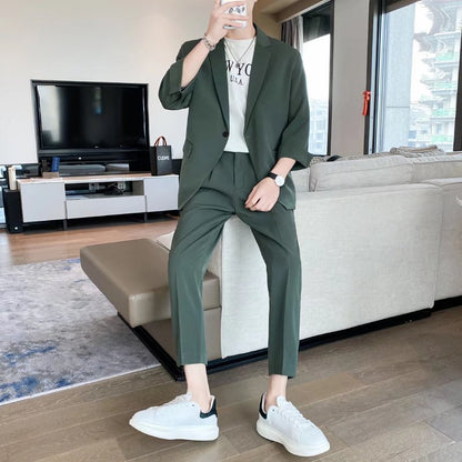 Casual Suit Men's Trendy Baggy Coat