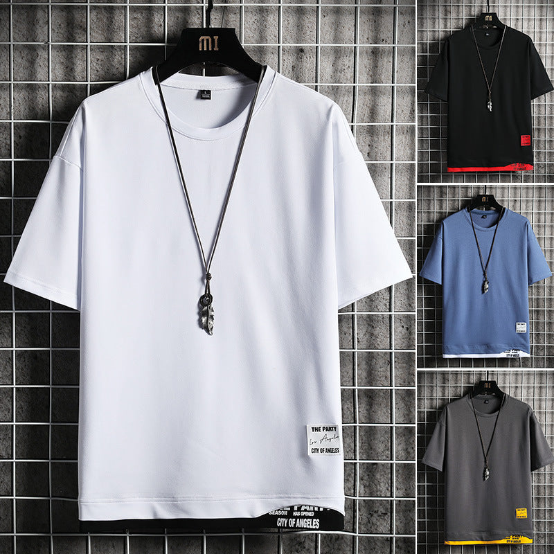 Clothes Men's Summer New Men's Short-Sleeved T-Shirts Cross-Border Men's A Substitute Fashion Brand Half-Sleeved T-Shirt