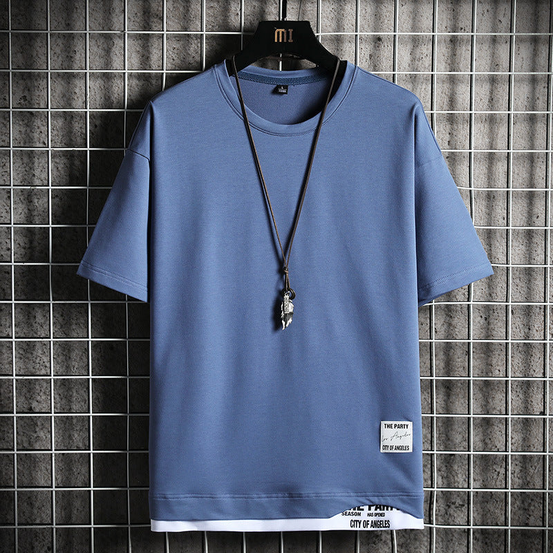 Clothes Men's Summer New Men's Short-Sleeved T-Shirts Cross-Border Men's A Substitute Fashion Brand Half-Sleeved T-Shirt