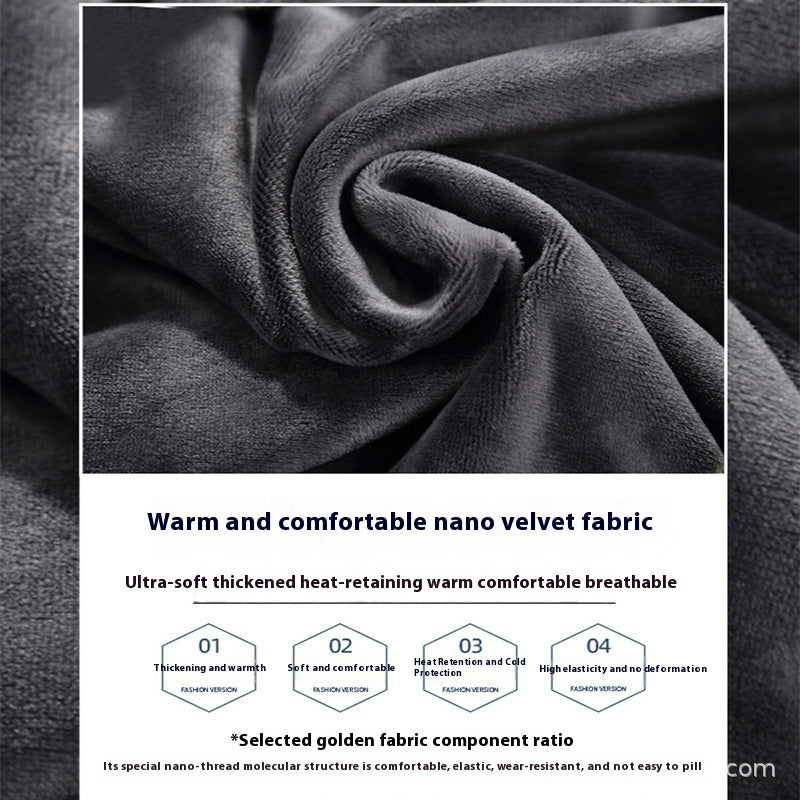 Business Thermal Underwear Autumn And Winter Solid Color Men's Undershirt