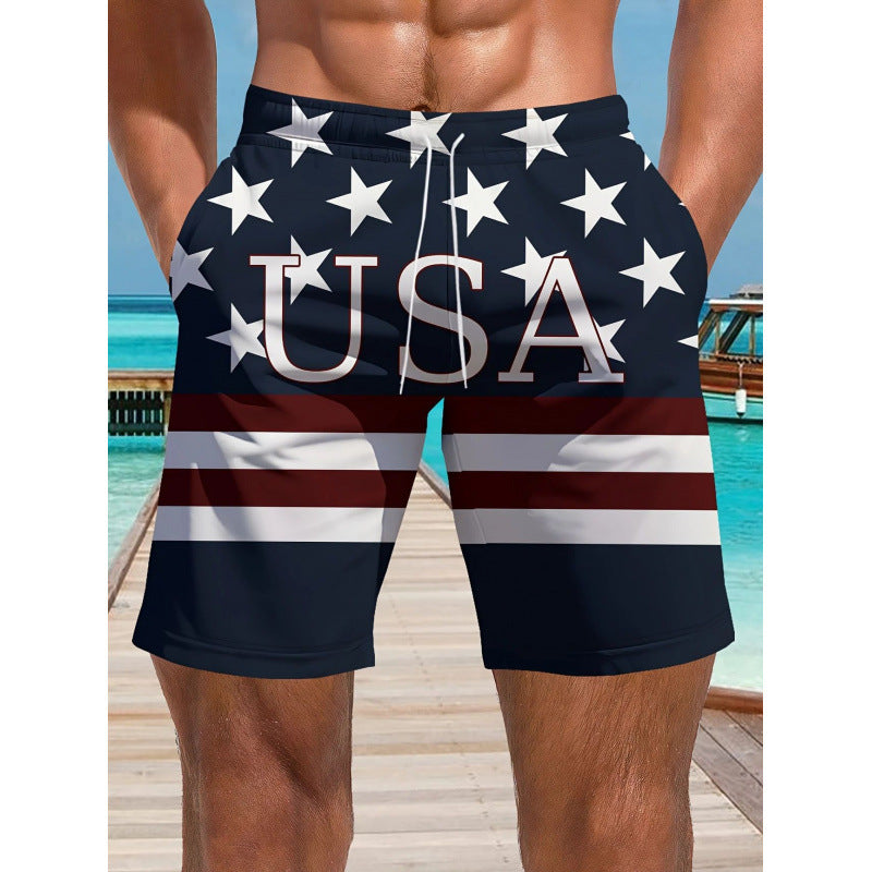 Casual 3d Printed Quick-drying Sports Shorts