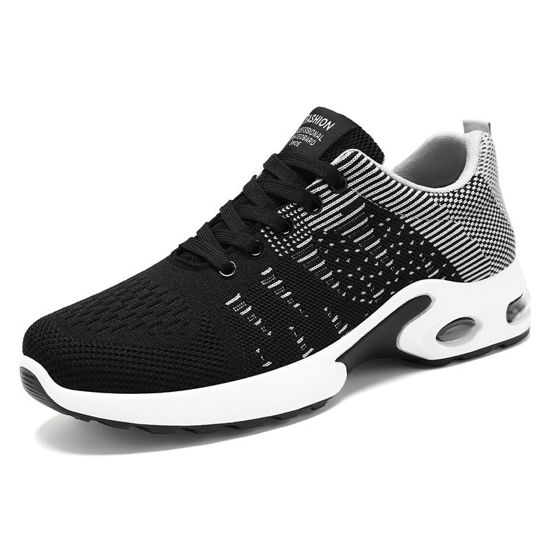 Men's Flyknit Mesh Breathable Casual Soft Sole Sneakers