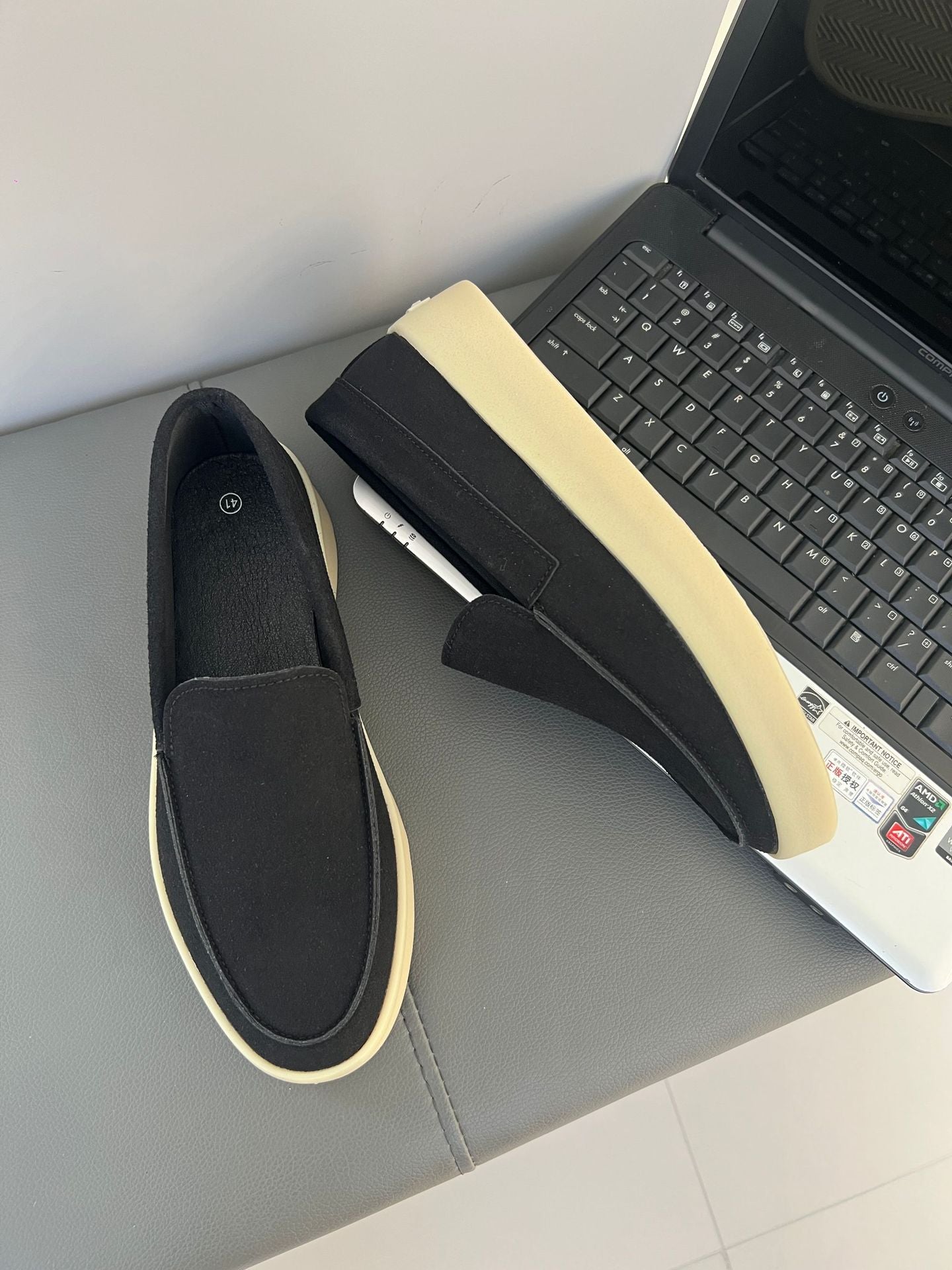 Suede Trendy One Pedal Loafers Casual Men's Shoes