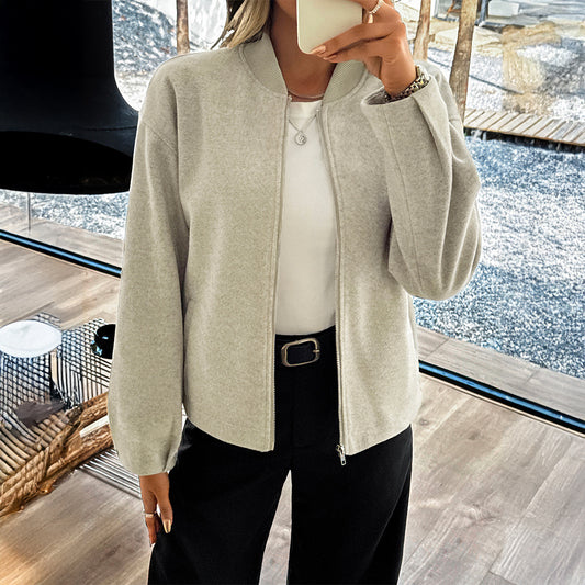 Casual Long-sleeved Vest Jacket Coat Women's Clothing