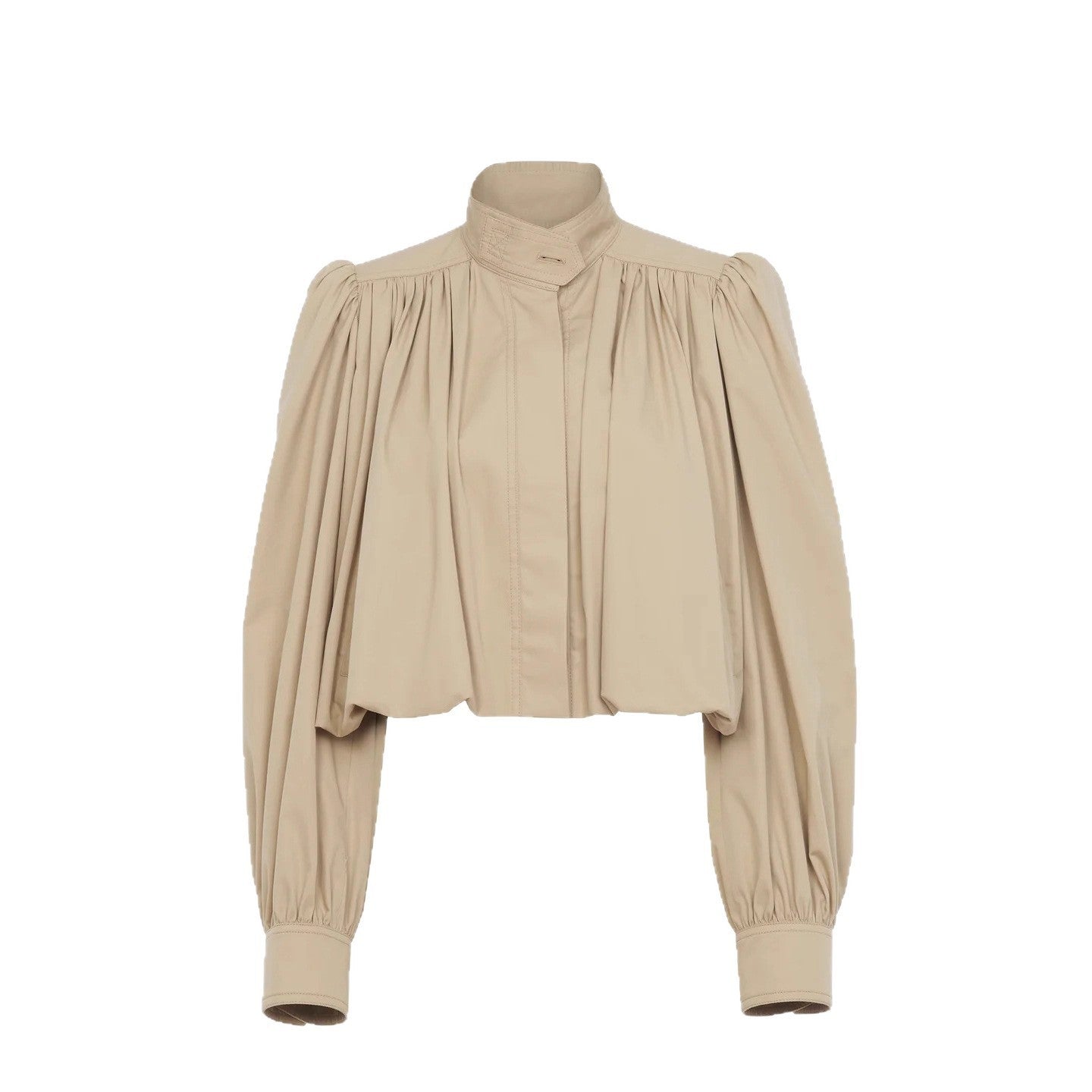 Fashion Casual All-matching Solid Color Commute Coat