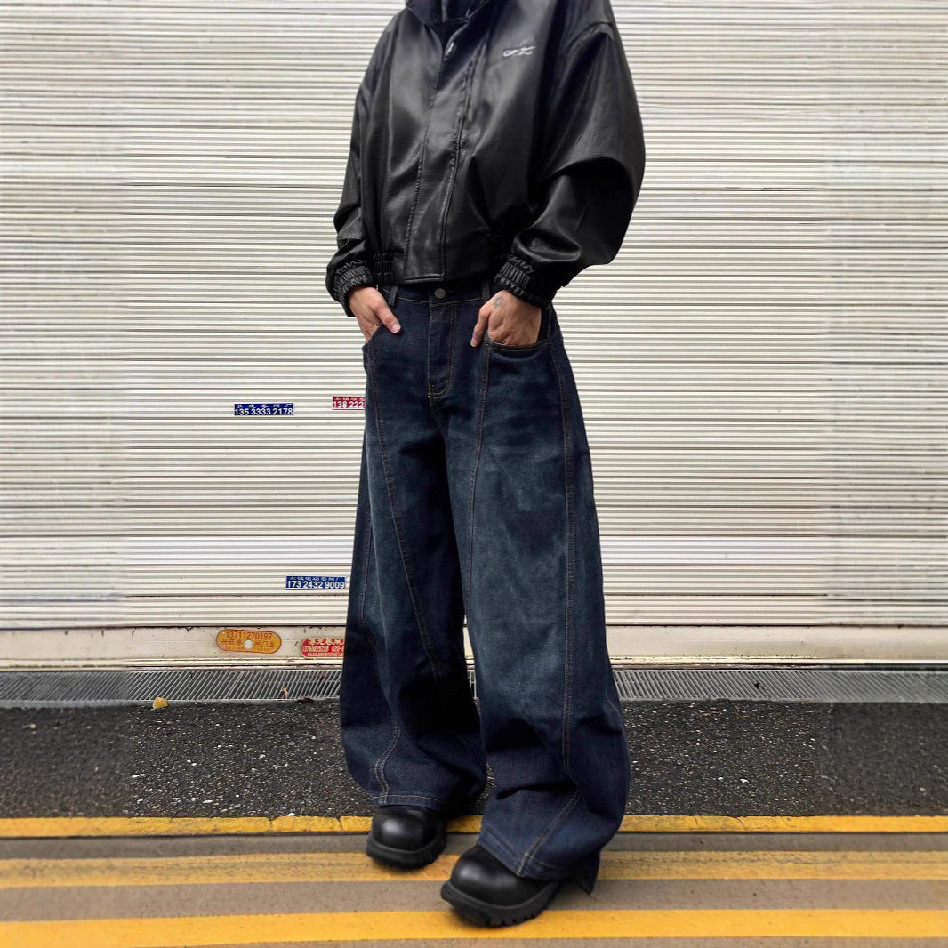 American Retro Machete Jeans For Men And Women