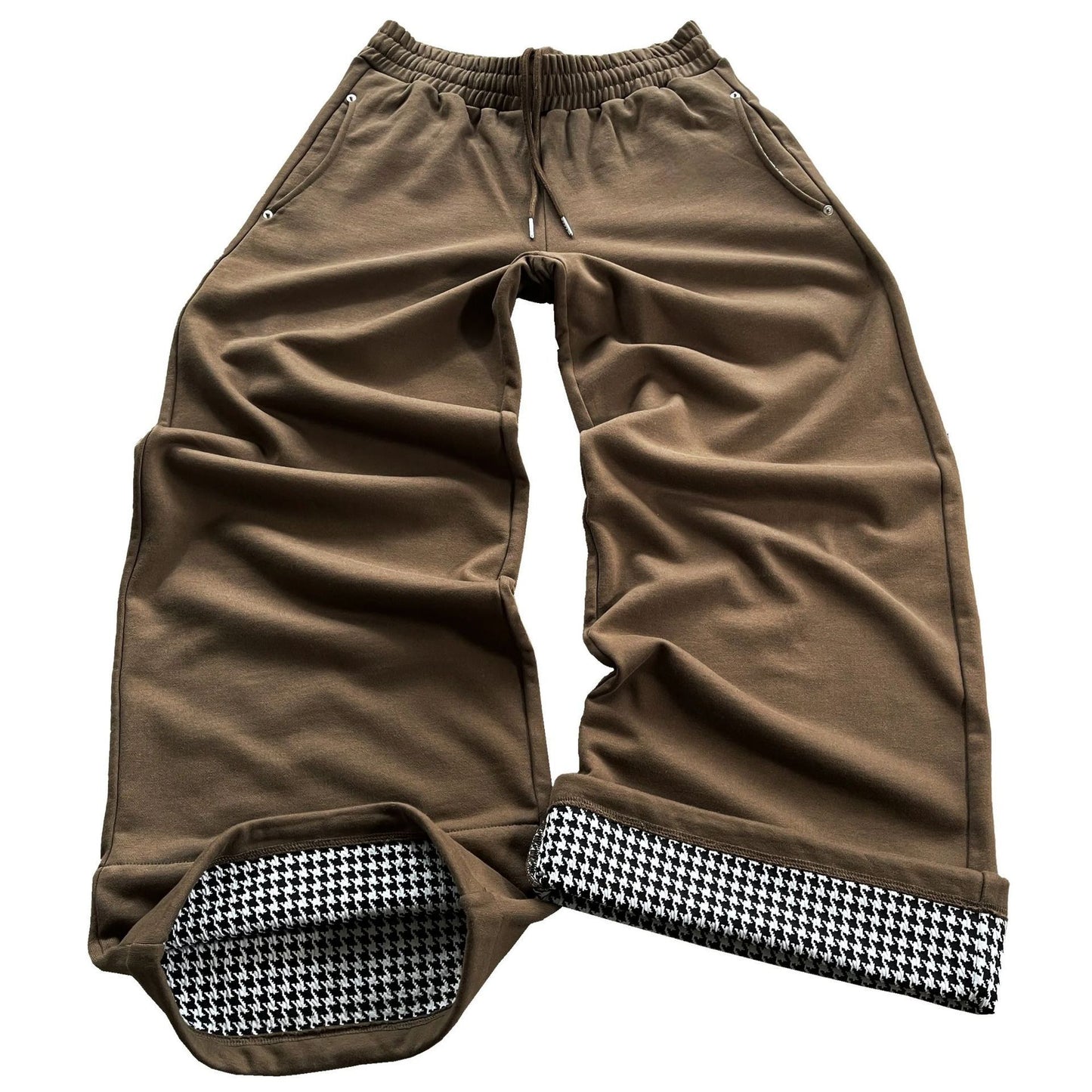 American Autumn Y2g Personality Zipper Sweatpants Loose Men And Women