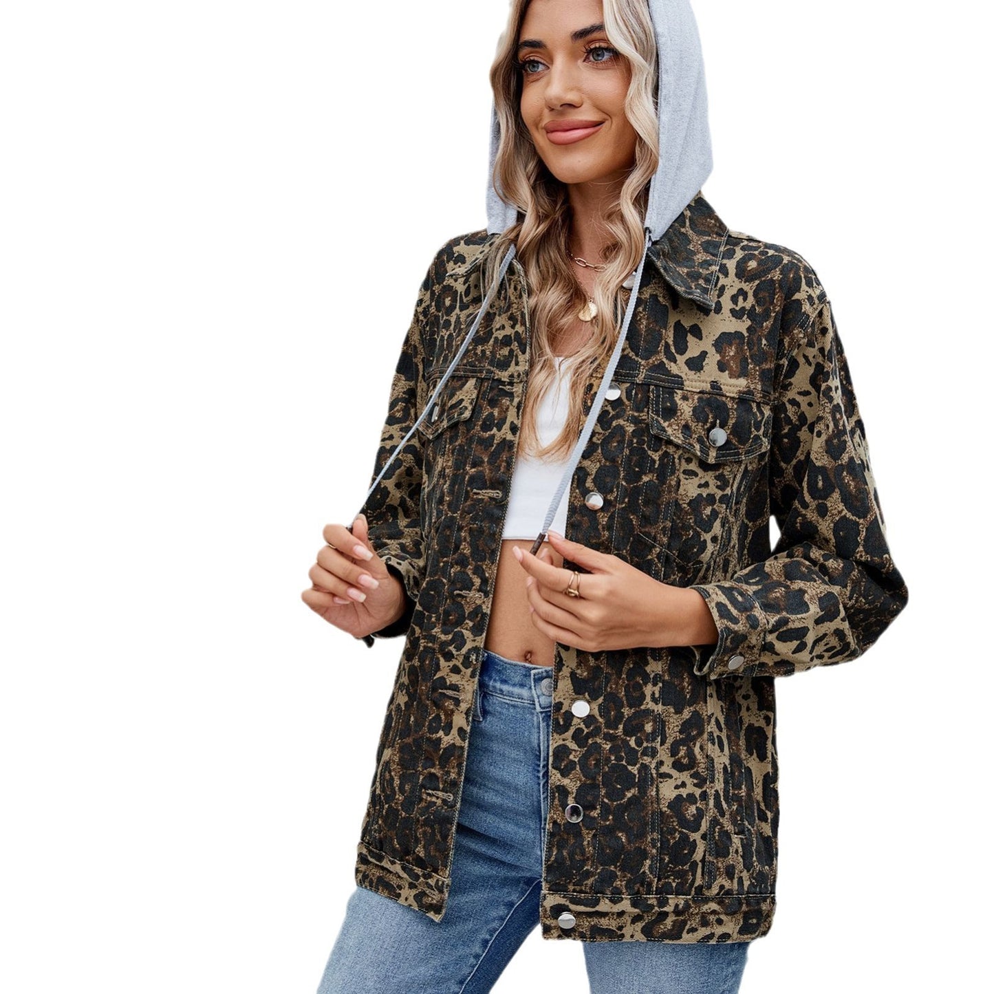 Retro Loose Denim Jacket Women
