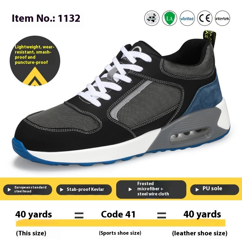 Labor Protection Shoes Men's Attack Shield And Anti-stab Summer