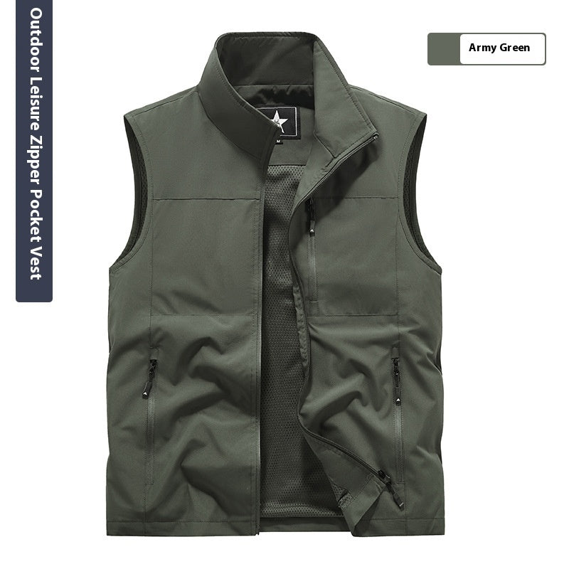 Outdoor Quick-drying Multi-pocket Vest