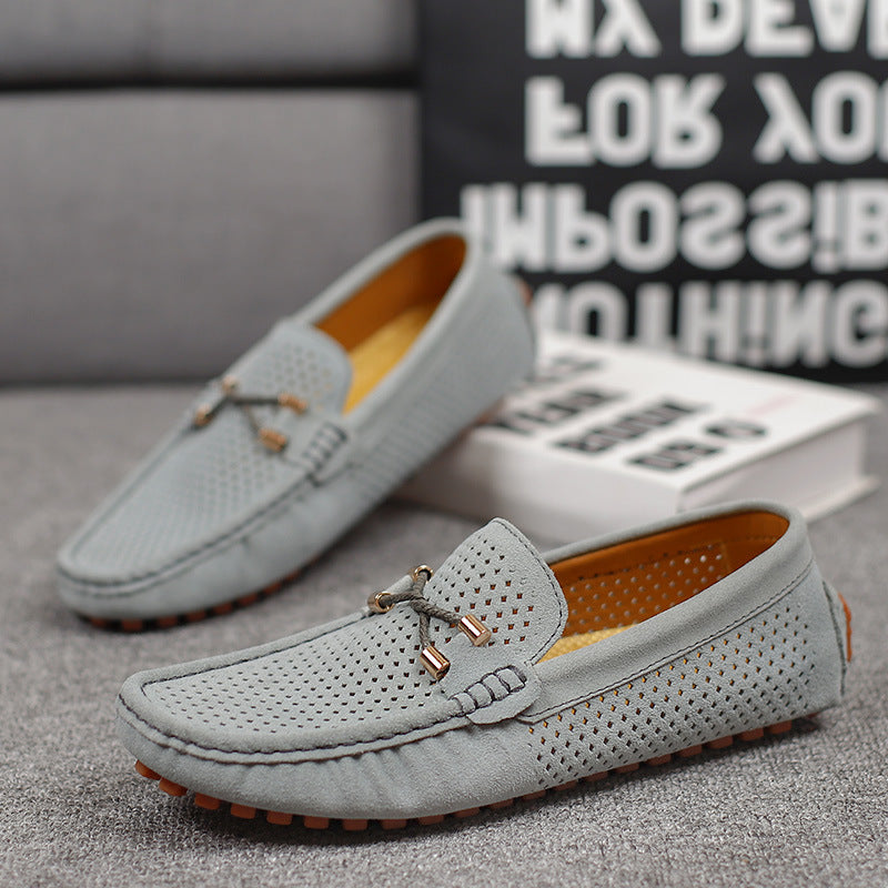 Plus Size Slip-on Breathable Hollow Gommino