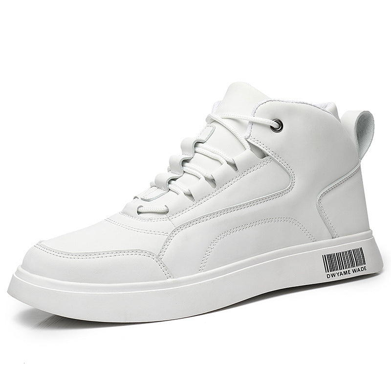 White Shoes Mid-top Sports Board Shoes Men