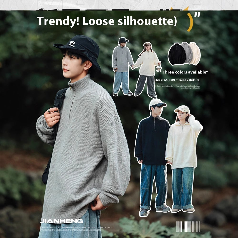 Men's Outerwear Pullover Sweater Simple Casual