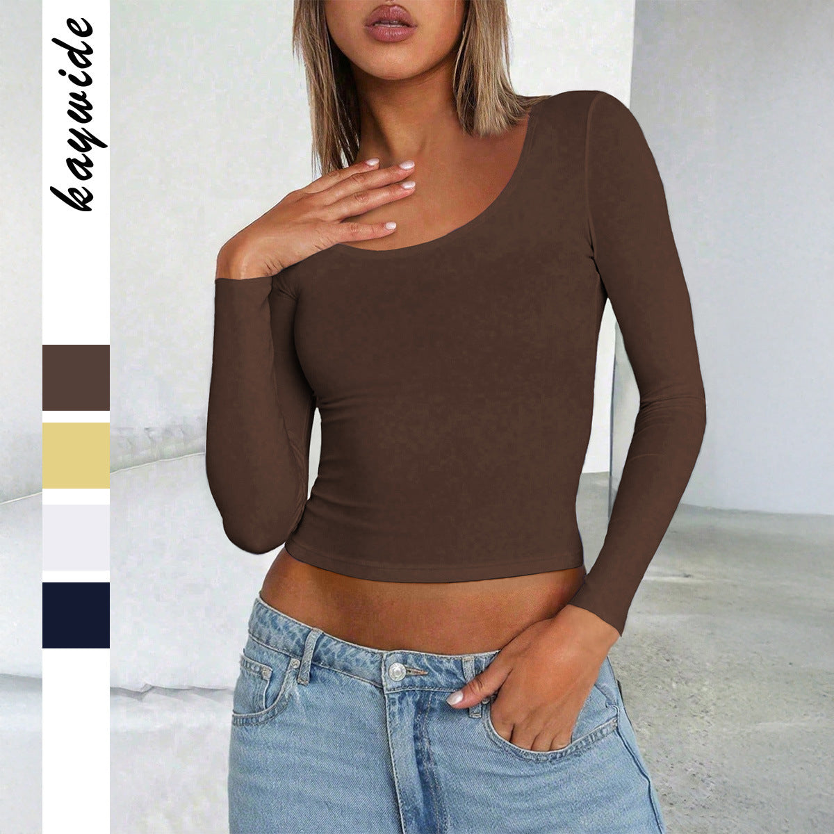 New Hot Girl Slim Women's Long Sleeve