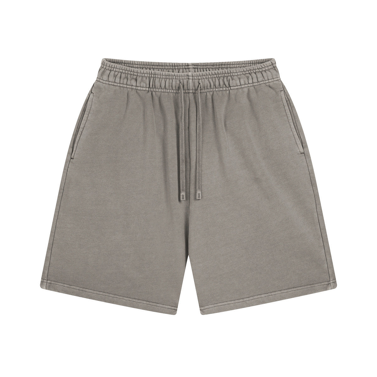 Washed Bi Pattern Dyed Vintage Terry Men's Sports Pure Cotton Shorts