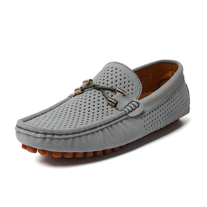 Plus Size Slip-on Breathable Hollow Gommino