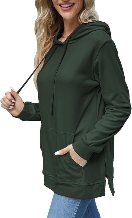 Casual Long Sleeve Sweatshirt Top With Pockets