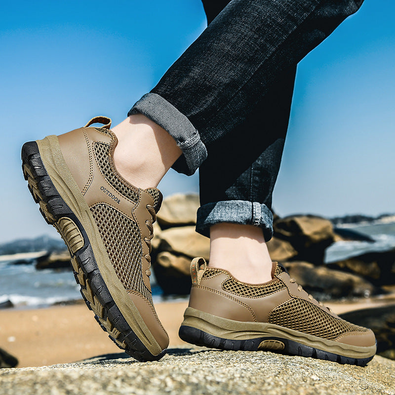 New Cross-border Mesh Extra Large Size 39-48 Men's Shoes